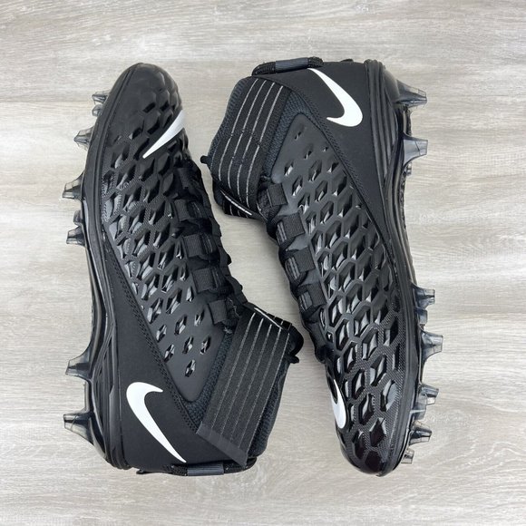 Nike Force Savage Pro 2 Football Cleats Men’s Size 11.5 Black AH4000-002